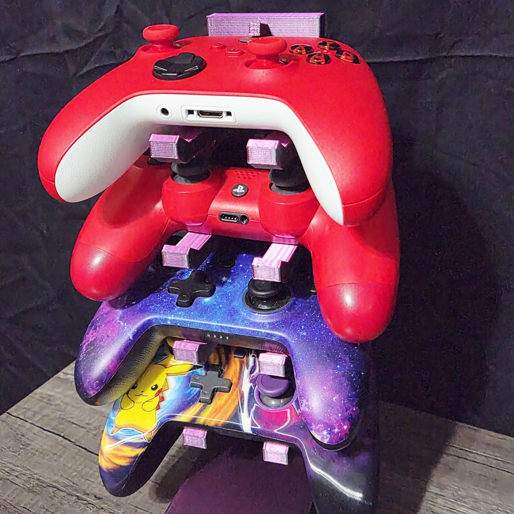 Vibrant Red Wireless Gaming Controller